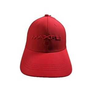 Maxfli Tour Men's Grey 3D Logo Tech Golf Hat Red  Strap Back Cap OSFM New